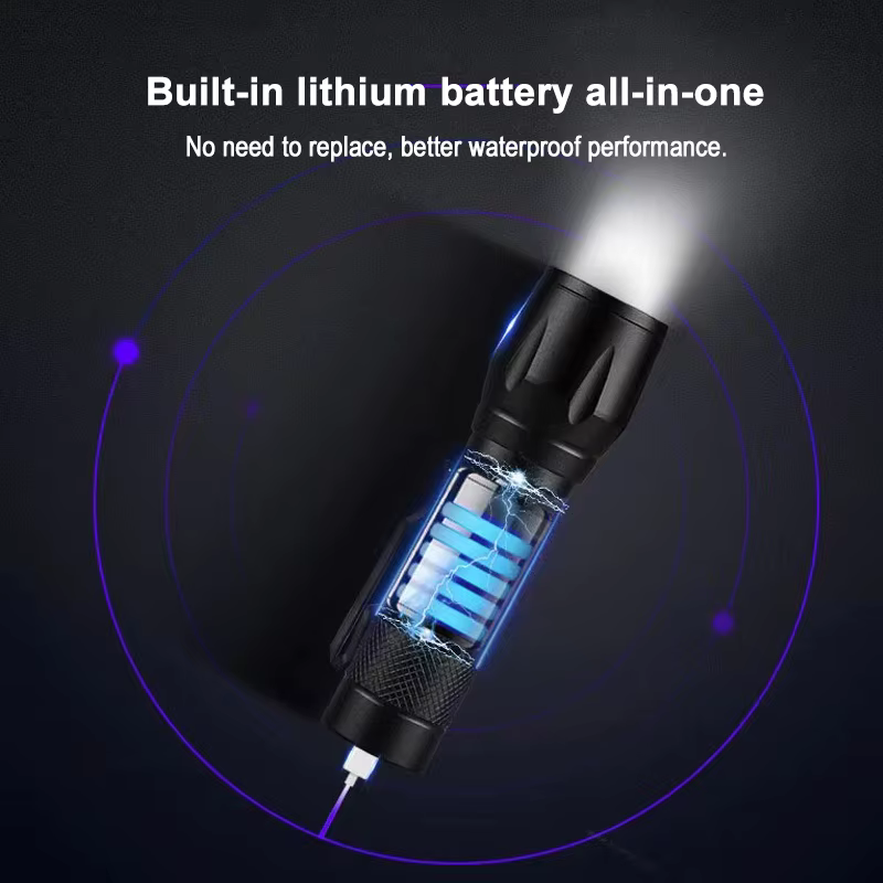 Waterproof performance, best on the market, easy use, black, white light. 