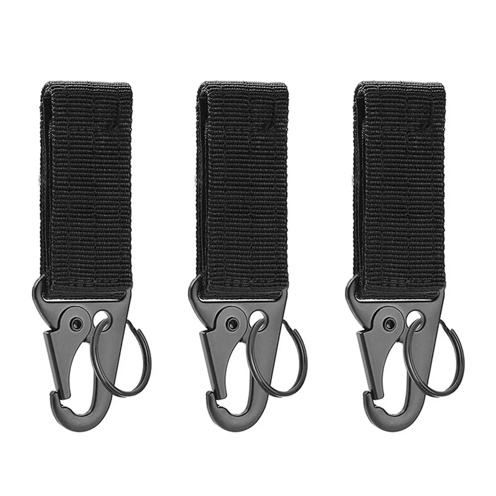 Heavy duty tactical carabiner key clips for outdoor everyday carry and secure gear attachment