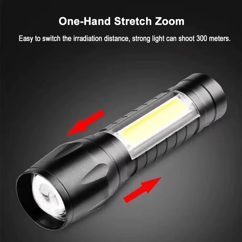 Mini LED Flashlight - Rovix - Tactical Flashlight - 